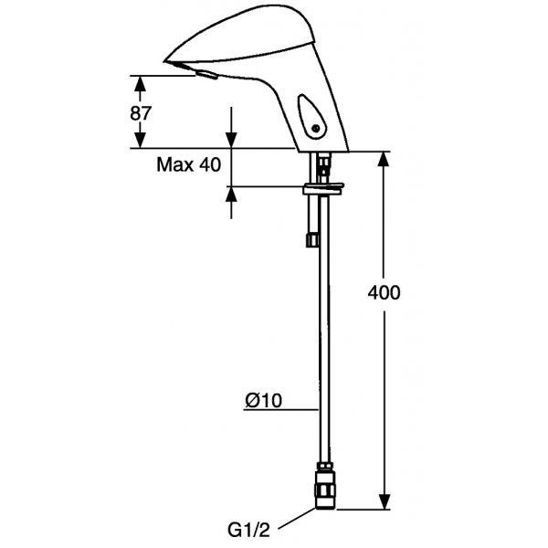 FM Mattsson Ber�ringsfri tv�ttst�llsblandare