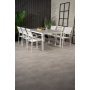 Prssebo Matgrupp (160x100) - Vit/Gr - 6 Stolar