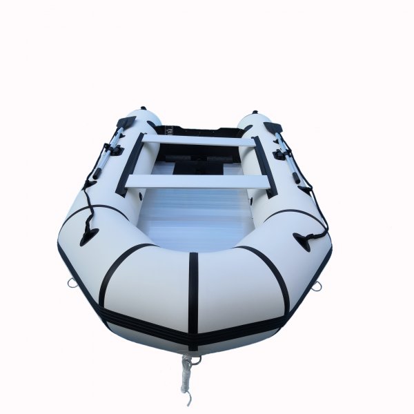 Gummibåt 380 cm - Svart och Vit Gummibåt 380 cm - Svart och Vit