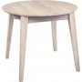 1 Matbord Genova förlängningsbart 90-130x90 cm whitewash oak