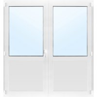 PVC-Parfönsterdörr - 3-glas - Inåtgående med tilt - U-värde 0.96 PVC-Parfönsterdörr - 3-glas - Inåtgående med tilt - U-värde 0.96