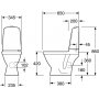 Gustavsberg Nautic 5510 2/4 l, P-l�s, standardsits