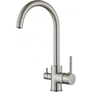 K&ouml;ksblandare Zinnia - Borstat st&aring;l