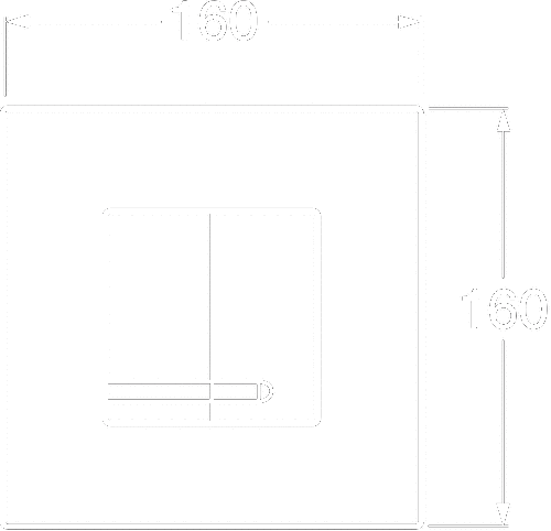 GBG Vgtryk Triomont XS duo hvid - 7393651