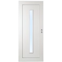 Skjutdörr Nyby - Massiv - 1-spegel - Långt glas Skjutdörr Nyby - Massiv - 1-spegel - Långt glas