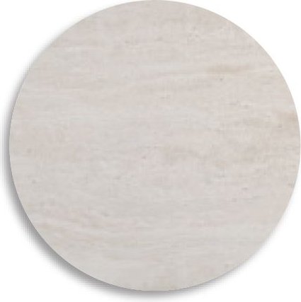Tischplatte aus Travertin Ø105 cm - Kalkstein Tischplatte aus Travertin Ø105 cm - Kalkstein