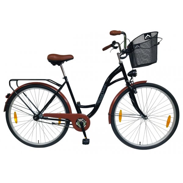 Damcykel City - Svart - 28 hjul | 20 stlram