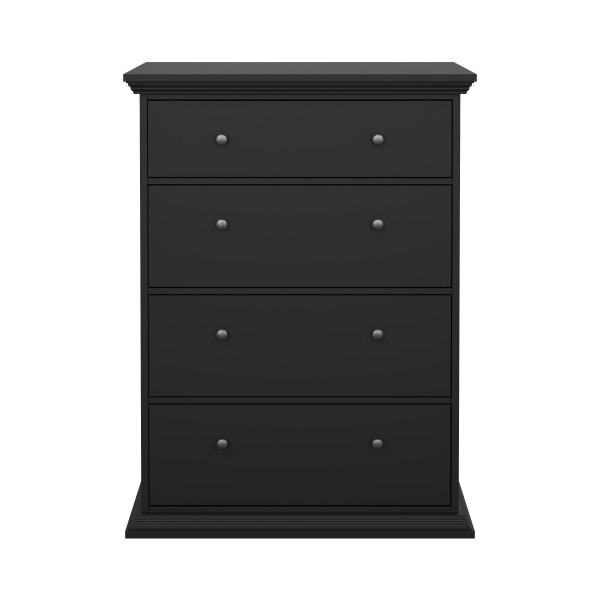 North byr� med 4 l�dor - Matt svart