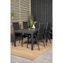 Holma Matgrupp (160x100) - Svart - 4 Stolar