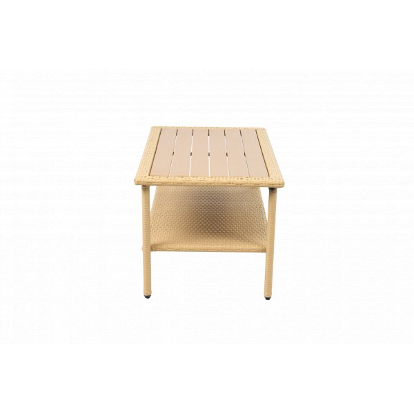 Balkongset 2-sits soffa med bord + Kompakt loungeset f�r balkong + Beige