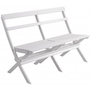Knohult udendørs sofa | havebænk - Hvid Knohult udendørs sofa | havebænk - Hvid