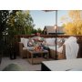 Loungegrupp Natur med Vita dynor 200x200 - Vamos + Fl�ckborttagare f�r m�bler
