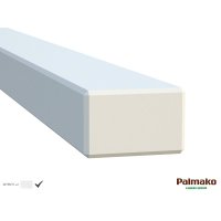 Stolpe till altanräcke - 45x90x1200 mm - Vit Stolpe till altanräcke - 45x90x1200 mm - Vit