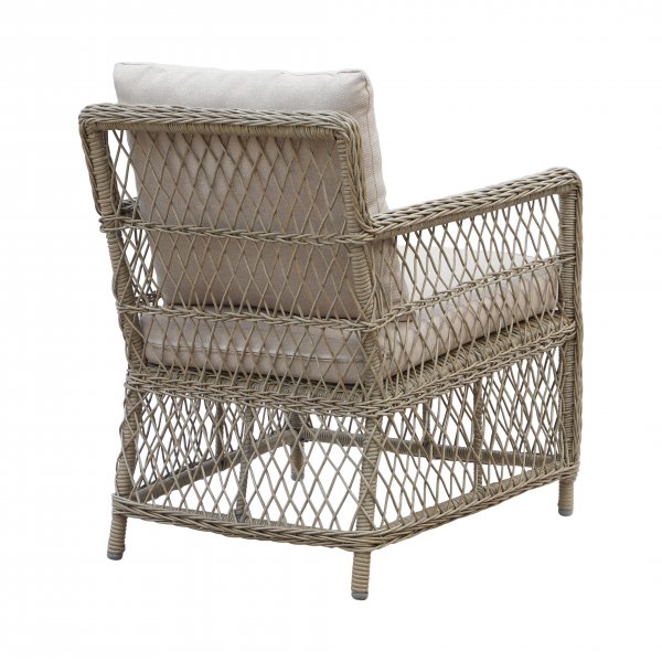 H�rn�sand utegrupp; soffa med tv� f�t�ljer och bord