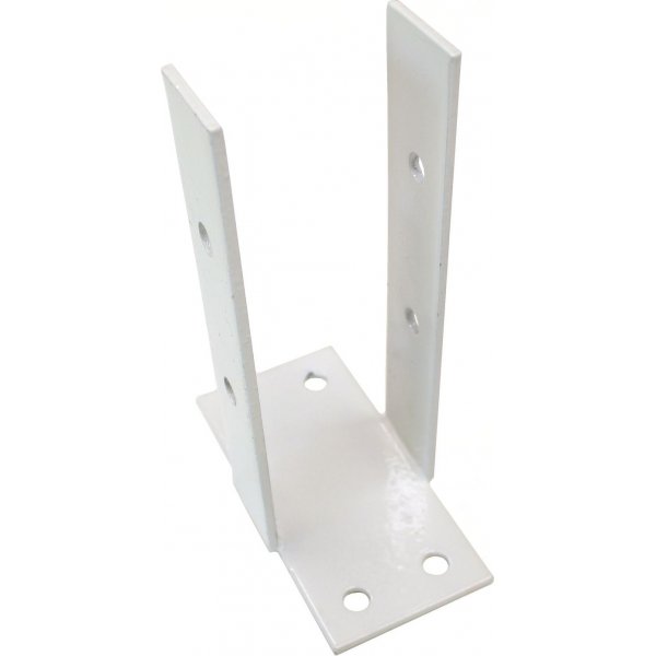 Stolpfot sidostd 90x90 - Vit