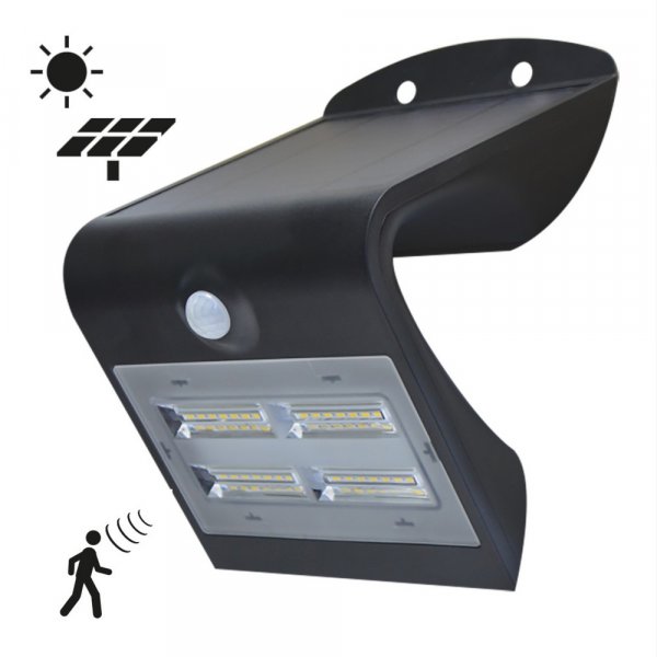 Solcellsdriven strålkastare med sensor Solcellsdriven strålkastare med sensor