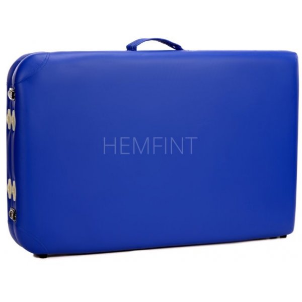 Massagebnk med metallben - 2 zoner - Bl