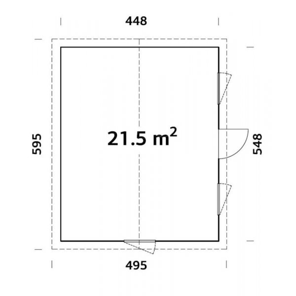Anneks Pernilla 21,5 m² Anneks Pernilla 21,5 m²