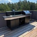Kundbild Utekök Firepit Delux: Prisvärd! Tips: en p5 gasol ryms...