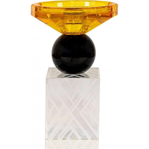 Bern ljusstake - Svart/amber