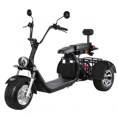 Elscooter Trehjuling - Svart