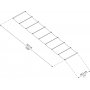 Canopia Stockholm solskydd fr altantak 3,4 x 9,5 - Vit