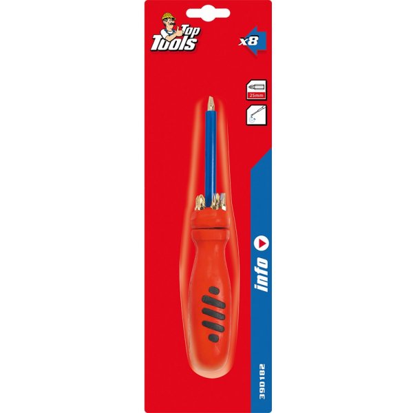 Skruvmejselsats - teleskop, 8 delar Skruvmejselsats - teleskop, 8 delar