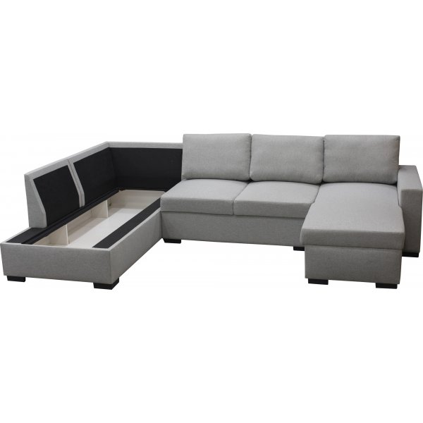 Soffa 309 cm ljusgr� - Solna