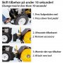 Kombimaskine 212 cc med kost - 230 V elektrisk start