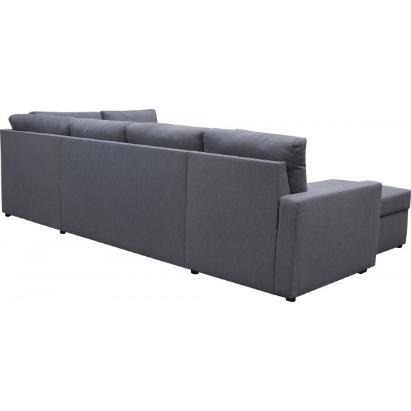 B�ddsoffa U-form m�rkgr� - Dream