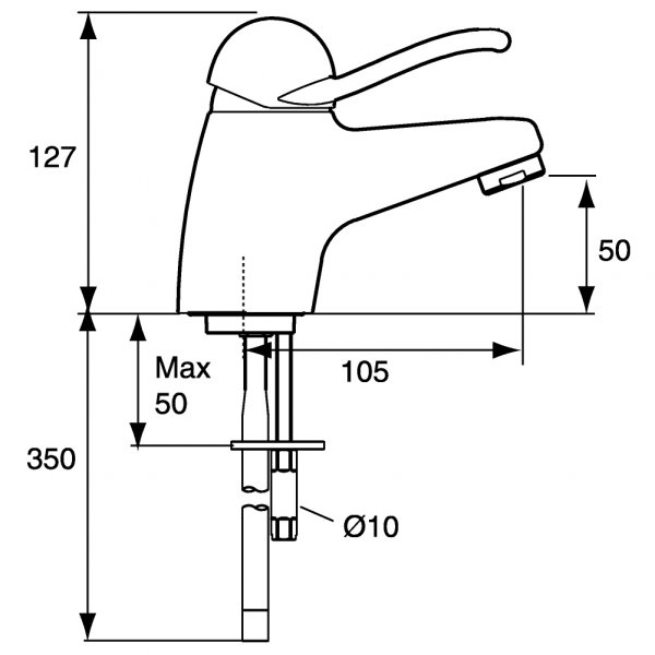 FM Mattsson Tv�ttst�llsblandare 9000 - FM900492