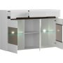 Azteca Trio sk�nk med LED-belysning - Vit