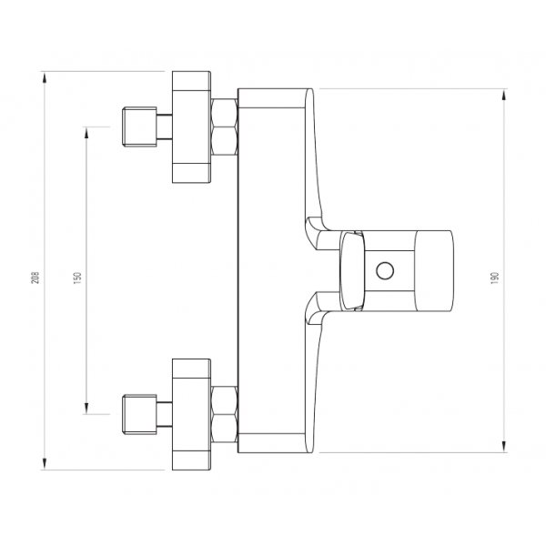 Suihkuhana Eryx - Kromi Suihkuhana Eryx - Kromi