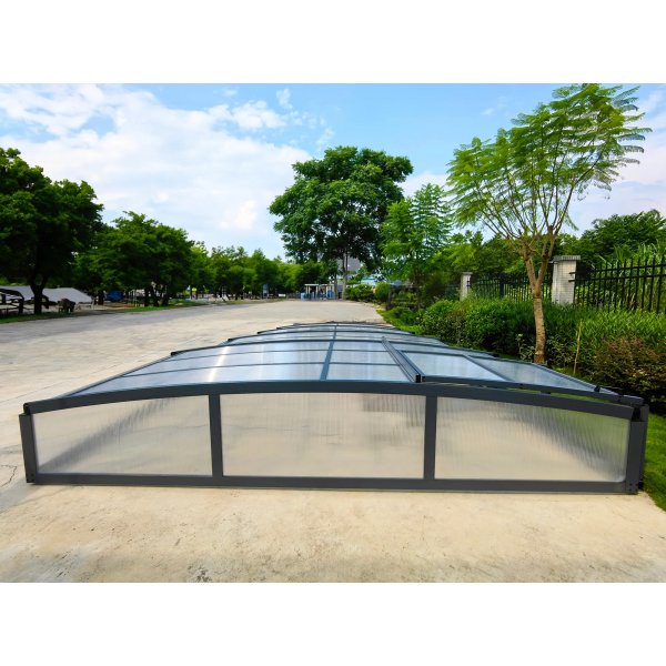 Dach zum Pool - 4x8 m Dach zum Pool - 4x8 m