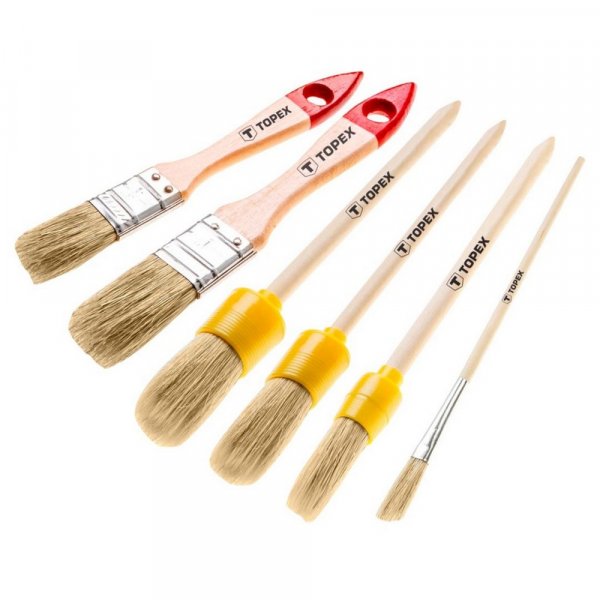 Penselset, 6 delar