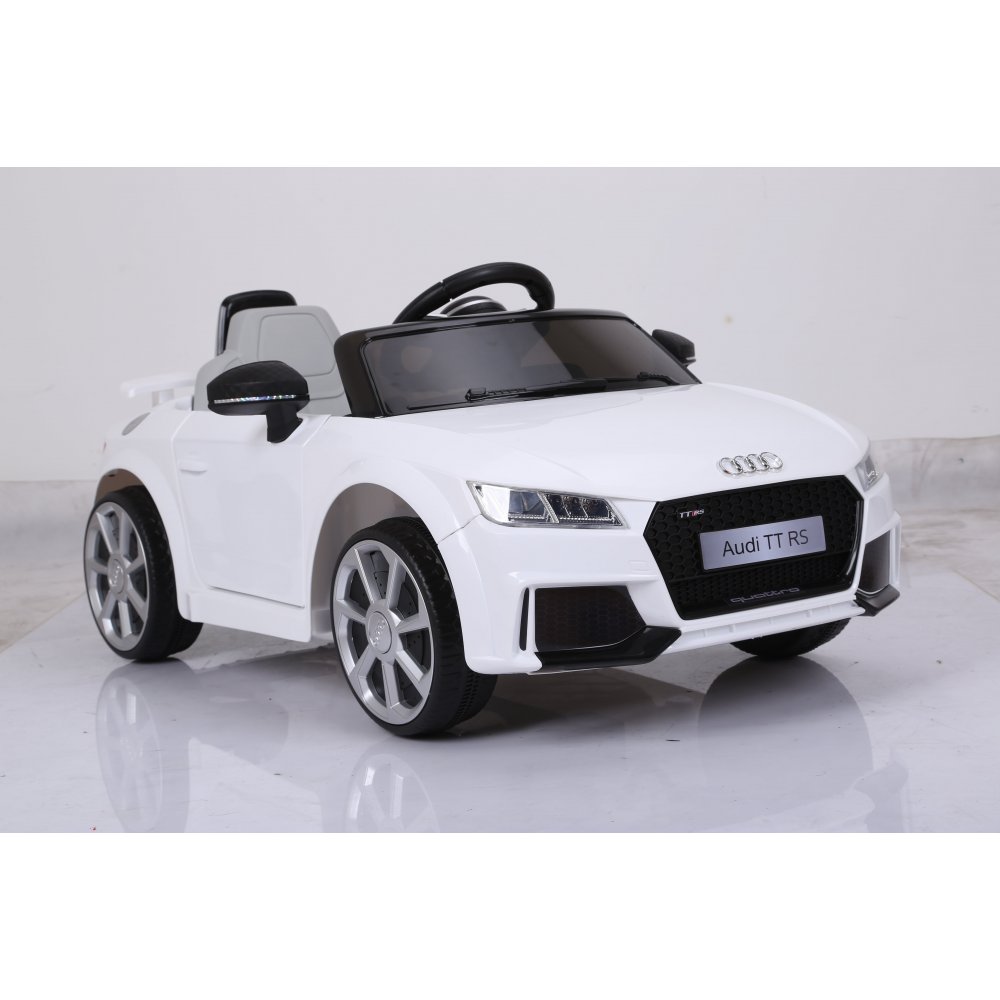 Elektrischer Audi TT RS WeiB 12V 179.99 Elektroautos fur Kinder Freddyhaus