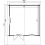 Attefallshus Bodil C - 24,5 m