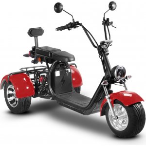 Trehjulet Elscooter - Rd 2000W + Lse kde