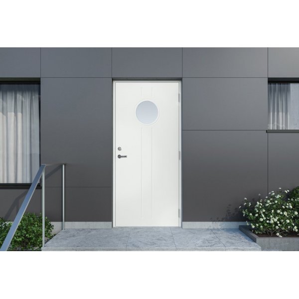 Haustür Moa - mit Glas + Bedrucktes Paket Haustür Moa - mit Glas + Bedrucktes Paket