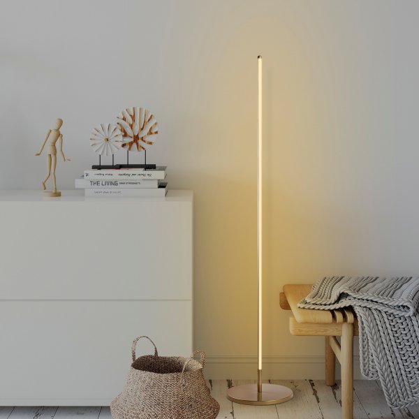 Only golvlampa - Guld