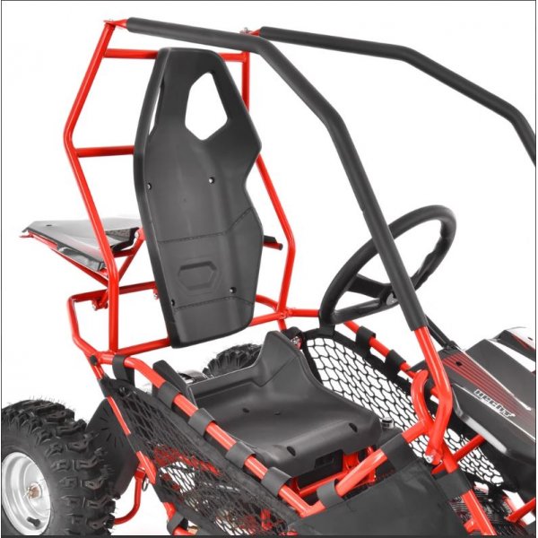 Crosskart / Mini-UTV för barn - 500W - röd + Låskätting Crosskart / Mini-UTV för barn - 500W - röd + Låskätting