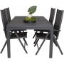 Holma Matgrupp (160x100) - Svart - 4 Stolar
