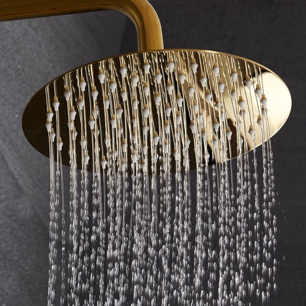 Komplet hovedbrusers�t med h�ndbruser | Messing