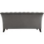 Soffa 2-sits chesterfield gr� - Henry