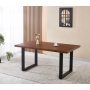 Aster matbord 160x90 cm - M�rkbrun ek