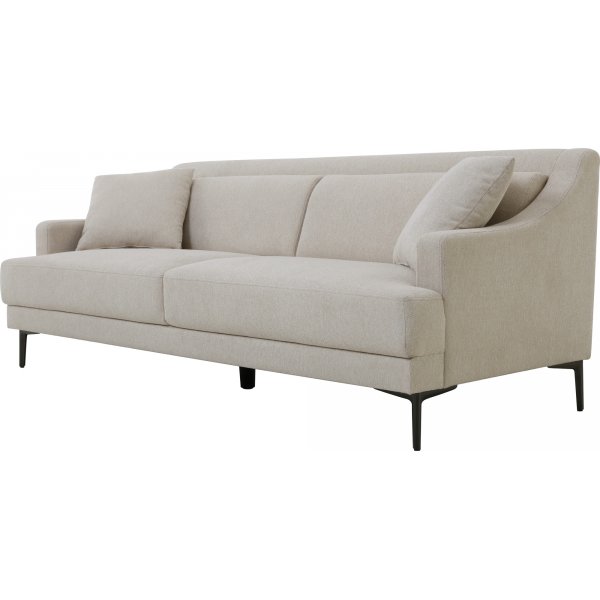 Soffa 3-sits beige modern - Hanna