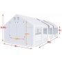Partytlt i PVC - 4 x 28 m