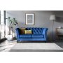 Soffa 2-sits chesterfield blå - Milton Soffa 2-sits chesterfield blå - Milton