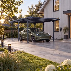 Fristående Carport Andy B – 502x313 cm Byggsats i Aluminium & Metall Fristående Carport Andy B – 502x313 cm Byggsats i Aluminium & Metall