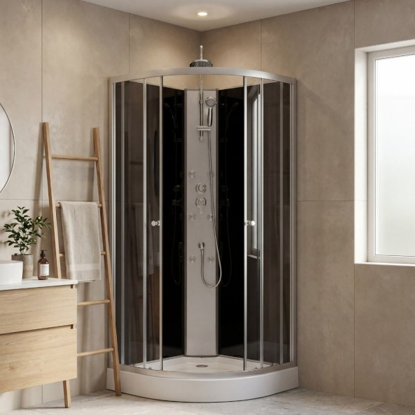 Duschkabin 90�90x220 cm Helkapslad - Ravenor
